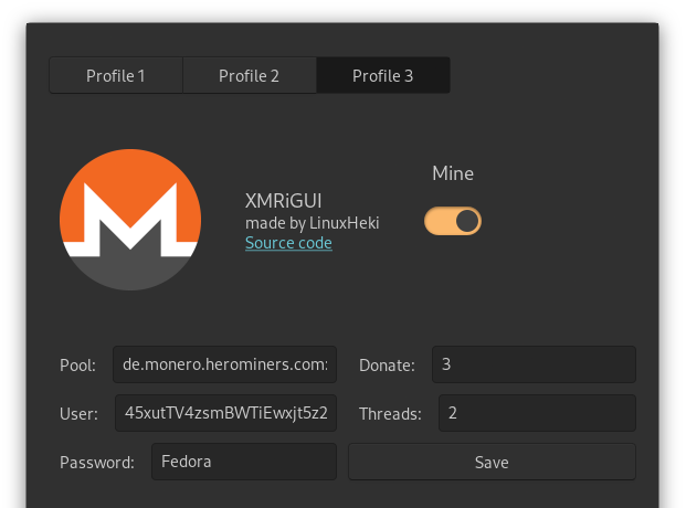 XMRiGUI